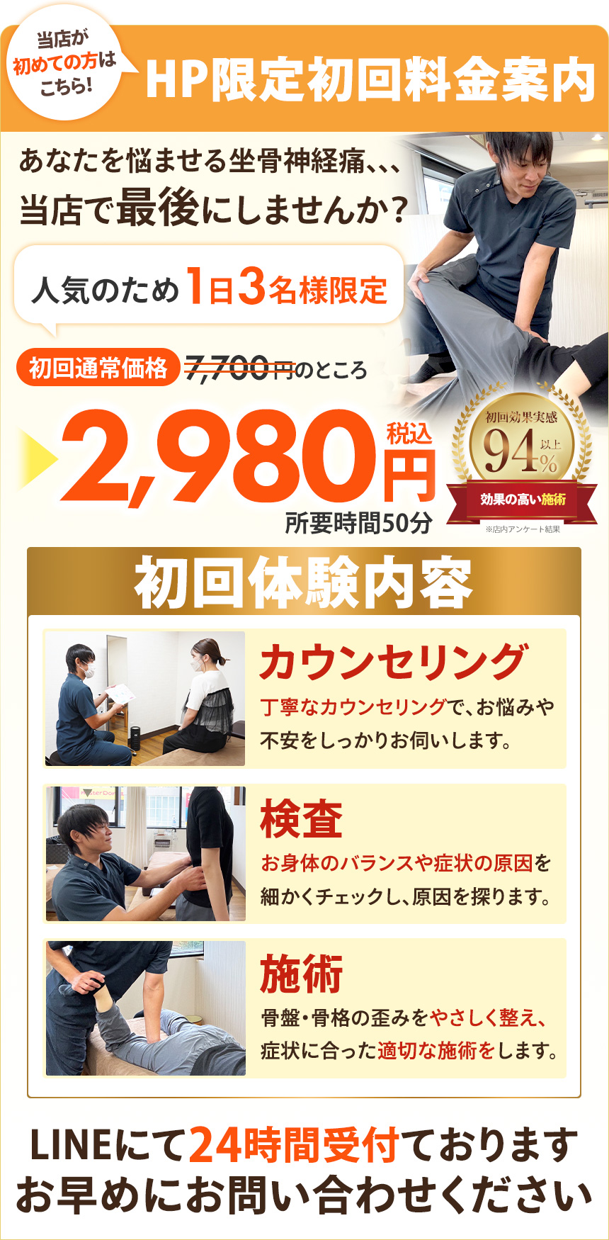 坐骨オファー