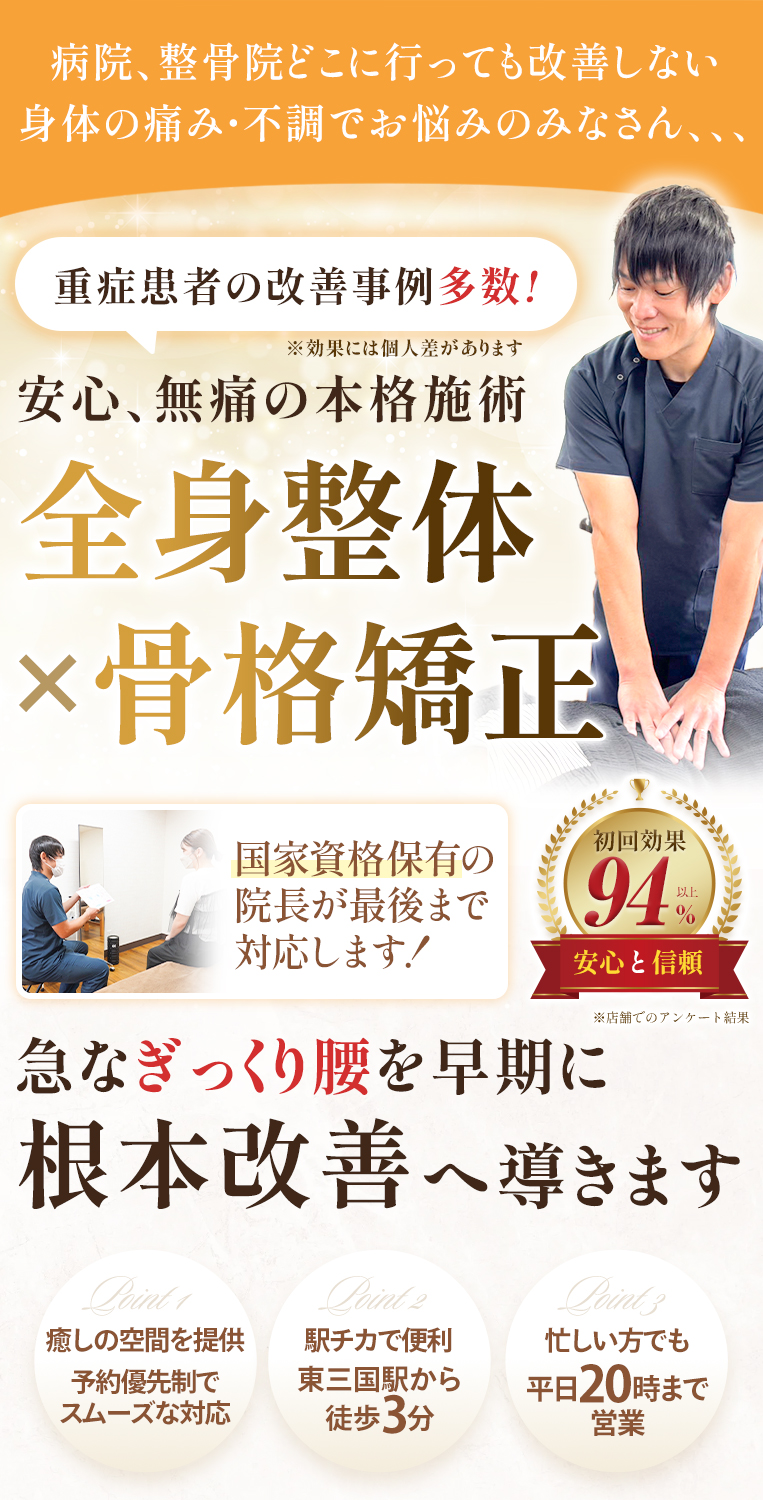 ファーストビューぎっくり腰