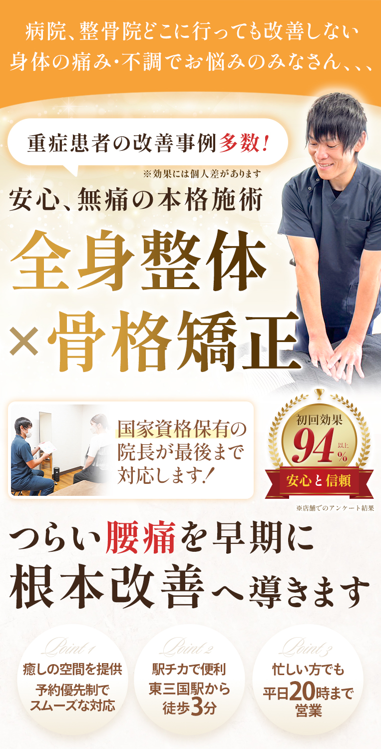 ファーストビュー腰痛