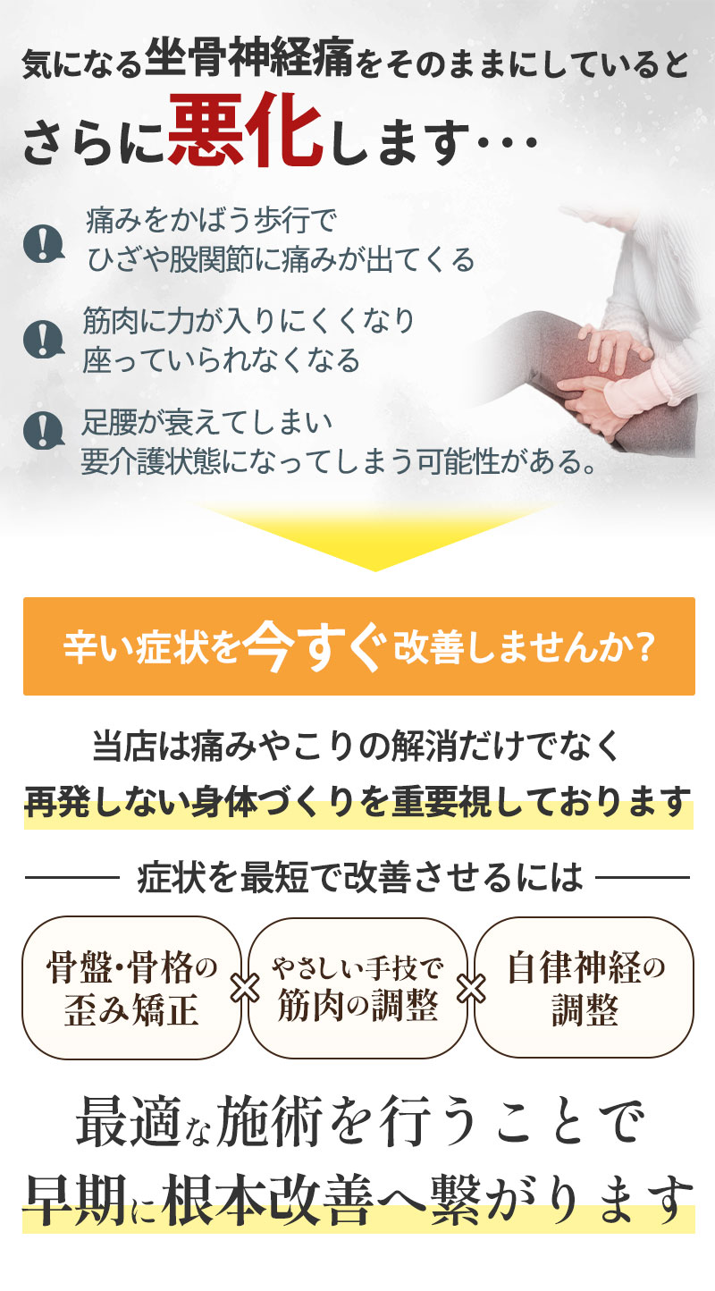 そのまま坐骨神経痛